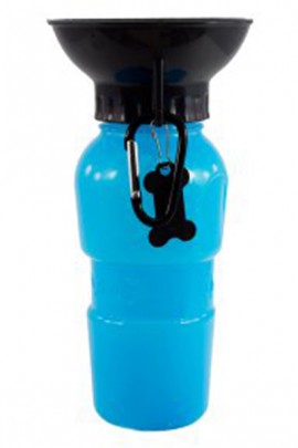 Highwave AutoDogMug® Portable Dog Water Bottle & Bowl - Blue