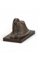 Διακοσμητικό Αγαλματίδιο Art-Dog - Maltese σε ξύλινη βάση