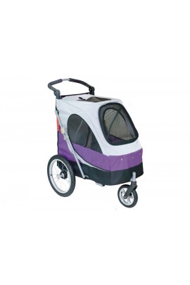 Petstro Medium Buggy, Purple/Grey