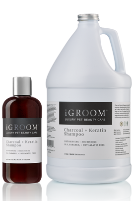 iGROOM CHARCOAL + KERATIN SHAMPOO
