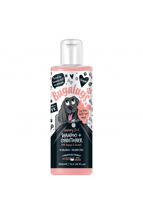 BUGALUGS LUXYRY 2 IN 1 PAPAYA COCONUT & CONDITIONER SHAMPOO