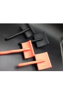 Chris Christensen Big G Dense Long Pin Slicker Brush Large Coral