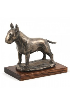 Διακοσμητικό Αγαλματίδιο Art-Dog - Προτομή Bull Terrier σε μαρμάρινη βάση