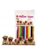 4Pups ID Collars - 12 Colored Adjustable Identification Collars for Dog or Cat Litter